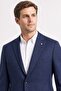 Navy Blue Mono Collar Self-Patterned Stretchable 6 Drop Comfort Fit Classic Jacket 1002255154 - 3