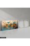 Blue Butterflies Gold Background Detailed One Piece Canvas - Canvas Painting - 4