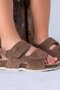 Lucy Genuine Suede Children's Sandals Mink Anatomical Sole - 2