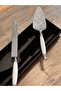 Special Series Engraved Silver Cake Set Spatula Knife 2-Piece Titanium Product in a Special Gift Box - 2