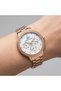 Women's Wristwatch Rose Gold Color, White Dial - Stylish Metal Band, 2 Years Warranty
