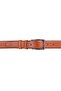 Genuine Leather Stitched Men's Classic Belt Brown - 2
