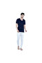 Vneck Vest | Men’s 3PCS | 100% Combed Cotton | Half Sleeve - Blue/Black/Grey - 4