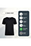 Vneck Vest | Men’s 3PCS | 100% Combed Cotton | Half Sleeve - Blue/Black/Grey - 7