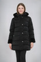 5-13 Years Old Girl's Coat Hooded , Detailed, Black Inflatable Winter Coat - 5