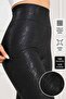 Women's High Waist Shaping / Sculpting Tights - Black Elegance - 6