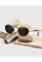 Belen Oval Gold Frame Sunglasses 52 Ekartman Unisex (Limited Stock) - 3