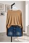 Women's Off-Shoulder Thin Viscose Knitted Spring Blouse