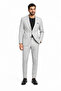 Stone Mono Collar 6 Drop Slim Fit Half Lining Flexible Suit 1001260162 - 4