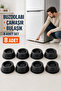 Gray White Goods Booster 8-Piece Washing Machine Dishwasher Refrigerator Anti-Vibration