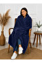 Wellsoft Single Blanket Warm Blanket TV Decor Blanket 100x170 Navy Blue