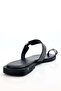 Black Accessory Slippers 50904 - 4
