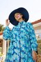 Windproof Tethered Pareo Tesettür Swimsuit - 5