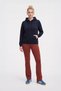 Women's Hooded Sweatshirt with Pockets and Fleece Inside