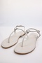 Beige Single Stone Sandals 26057 - 5