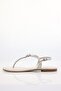 Beige Single Stone Sandals 26057 - 2