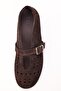 Brown Perforated Ballerinas 26023 - 4