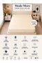 Cream Colored 100% Cotton Combed Elastic Bed Sheet 30-35 cm High Edge (Single - Double - King and King Size) - 8