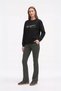 Women's Atatürk Signed Black Sweatshirt Long Sleeve Crew Neck