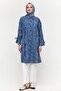 Pamuklu Oversize Brode Tunik - 5