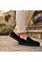 Ba0580 Laceless Belted High Suede Black Sole Men's Shoes - 2