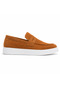 Ba0580 Taba Suede Men's Shoes - Laceless Belted High-Sole Comfortable Casual Loafer Sneakers - 3