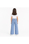 Girl's Bow Embroidered Palazzo Jeans – High Waist Wide Leg Jeans - 4