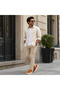 Ba0580 Taba Suede Men's Shoes - Laceless Belted High-Sole Comfortable Casual Loafer Sneakers - 7