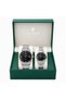 Signature Couple Watches Set for Men & Women – Elegant Tone Matching Couple Quartz Watches – Silver Case - 5