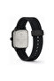 Sleek Men’s Analog Watch – Square Dial, Japanese Elite Y121 Quartz Movement, Silicone Strap & Stainless Steel Case Back – Black Case - 3