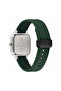Sleek Men’s Analog Watch – Square Dial, Japanese Elite Y121 Quartz Movement, Silicone Strap & Stainless Steel Case Back – Silver Case - 3