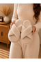 Lightweight Sole Cross-Furry Plush House Slippers