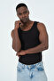 Men's Halter Neck Ribbed Combed Cotton Camisole Tank Top - 5