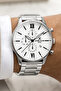Steel Cord&Case Calendar Men Wrist Watch+Bracelet Silver-White Zmdk1133 - 2