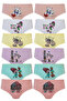 12-Pack Kota Girls' Slip Panties Colorful Printed - 2