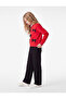 Bow-Tie Long Sleeve Crew Neck Cotton Ribbed Sweatshirt - 3