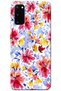 Samsung Galaxy S20 Compatible Case Spring Flowers 7 Silicone Case (Printed)