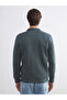 Rmz Gi̇yi̇m Farkiyla Dik Roba Collar Long Sleeve Men's Thick Sweatshirt - 8