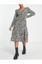 Rochie medie, Floral print
