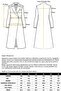 Jacket Collar and Sleeves Detachable Fur Long Coat Black 3088 - 8