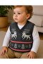 Deer Patterned Baby Sweater - 2