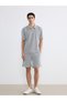 Vizyon New Season Polo Neck Striped Combed Cotton Men's T-Shirt - 2