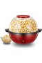 850W Automatic Stirring Popcorn Maker 3.6L Large Popper with Nonstick Heating Plate, Cool Touch Handles, Dishwasher Safe, Transparent Lid, Perfect for Home Snacks, Movie Nights, Kids Parties