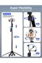 Professional Auto Face Tracking Tripod with Dual LED Lights for Vlogging - 3
