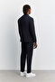 Men's Navy Blue Mono Closure, Pocket Technical Classic Jacket A62Y4009 - 5
