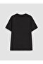 Black Crew Neck Boy's T-Shirt - 3