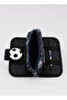 Football Themed 3-Piece School Bag Set Backpack Lunch Bag Pen Holder Primary School Black - 4