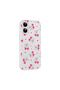 iPhone 16 Case with Floral and Bow Pattern, Camera Raised, Premium - 6