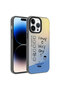 iPhone 14 Pro Max Case Vibe Patterned Camera Raised Matte Anti-Fingerprint Silicone Senk - 4