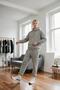 Men's Gray 3 Thread Hooded Fleece Tracksuit Set